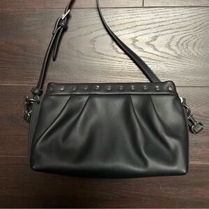 Black Studded Women's Crossbody Bag
